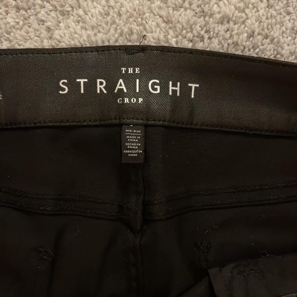 WHBM Coated Denim Crop Jean - Size 14 - Picture 3 of 4